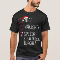 Nice Naughty Special Education Teacher Christmas L
