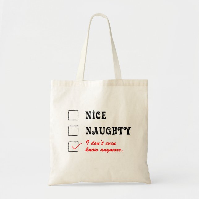 nice naughty tote bag (Front)