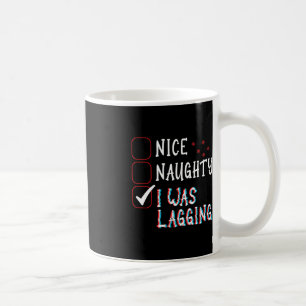 Nice Naughty Videos Games Gamer Fun Lag Christmas Coffee Mug