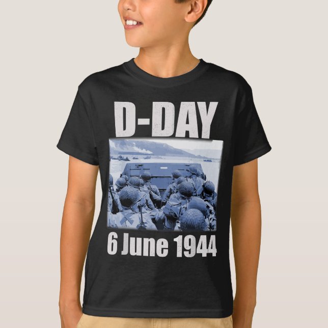 Nice  Normandy Landings Invasion D-Day T-Shirt (Front)
