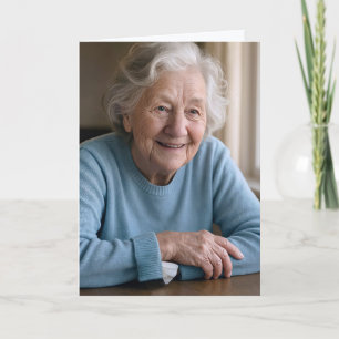 Nice Old Lady For Getting Old Birthday Card