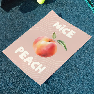 Nice Peach | Bathroom Print | Trendy Wall Art