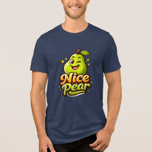 Nice Pear - Feelin Fruity - Foodie Fiends Tri-Blend Shirt