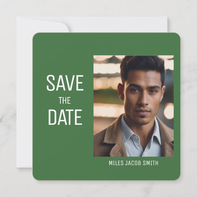 Nice Photo Graduation Invitation Save the Date (Front)