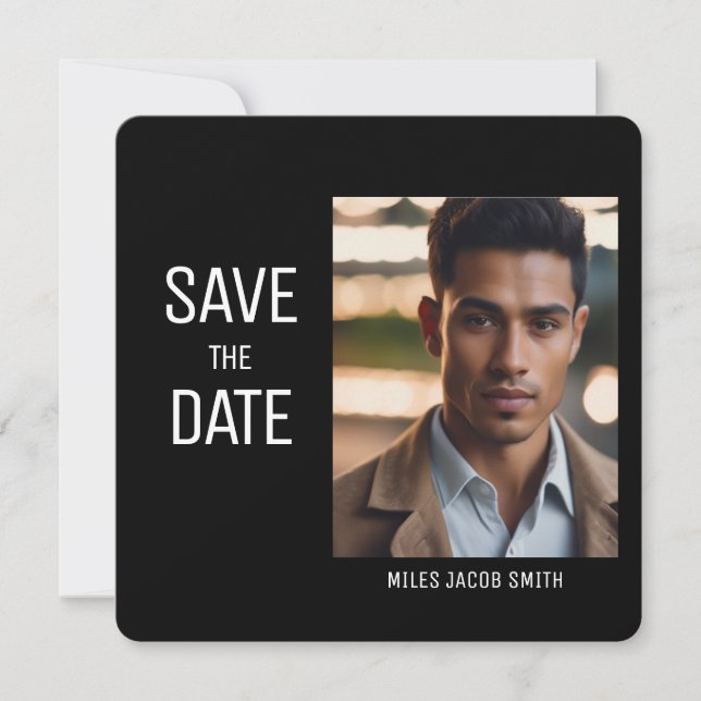 Nice Photo Graduation Invitation Save the Date (Front)