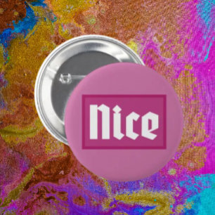 Nice Pink Box Typography Button