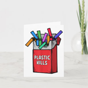 Nice Plastic Saying Environmental Protection Natur Card