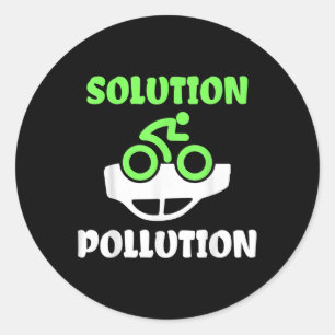 Nice Pollution Environmental Protection Nature Classic Round Sticker