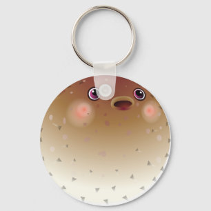 Nice puffer fish key ring