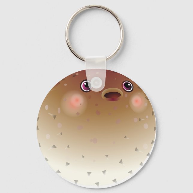 Nice puffer fish key ring (Front)