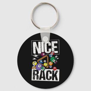 Nice Rack Billiards Key Ring