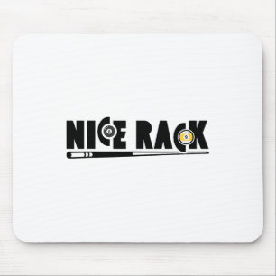 Nice Rack Pool Billiards Player Funny 1 Mouse Pad