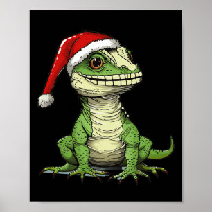 Nice Reptile Costume For Festive Lizards Lovers Poster