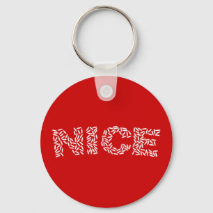 Nice Rice Key Ring