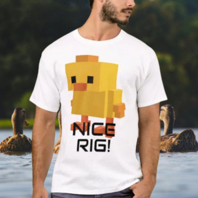 Nice Rig! Block Rubber Duck T-Shirt (Creator Uploaded)
