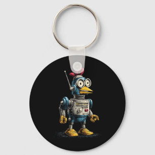 Nice Robot Farm Chicken Costume For Animals And Ro Key Ring