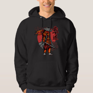 Nice Samurai Retro - Samurai Holding Katana Hoodie
