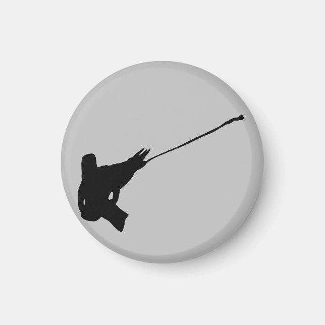 Nice shot! Jackson’s Chameleon silhouette Magnet (Front)