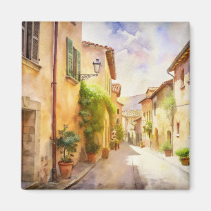 Nice street in Provence. Magnet