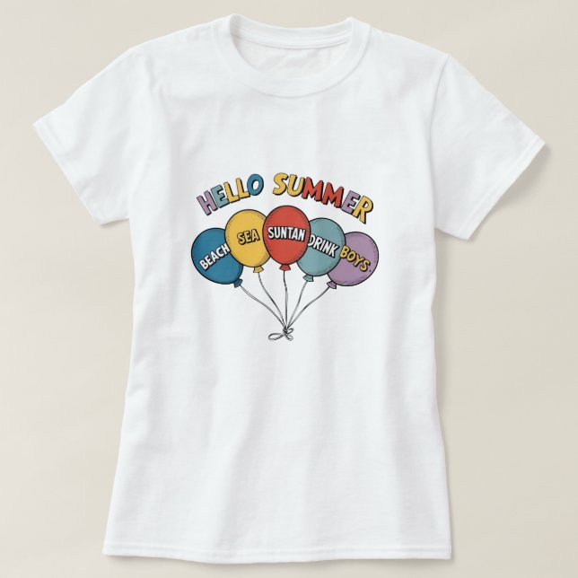 Nice Summer T-Shirt (Design Front)
