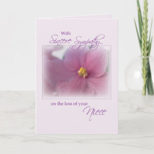 Nice, Sympathy, Lilac Card