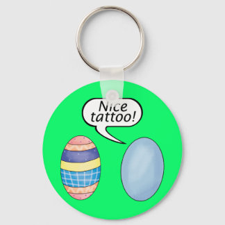 Nice Tattoo Easter Eggs Key Ring