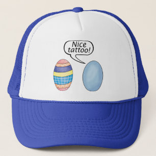Nice Tattoo Easter Eggs Trucker Hat