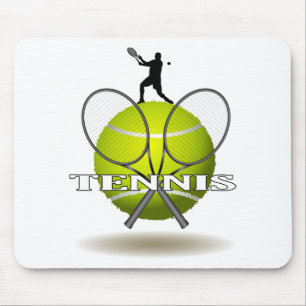 Nice Tennis Insignia Mouse Pad