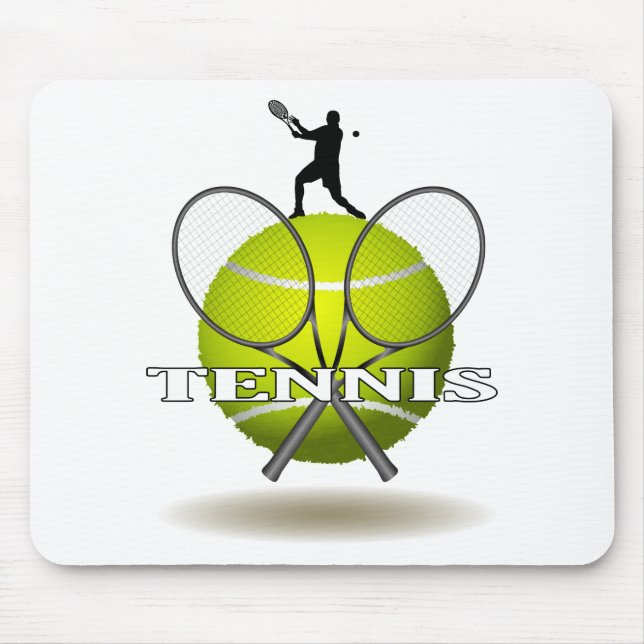 Nice Tennis Insignia Mouse Pad (Front)