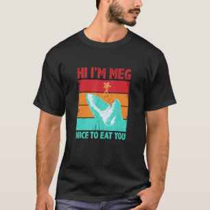 Nice To Eat You Shark Saying Shark Costume  Shark T-Shirt