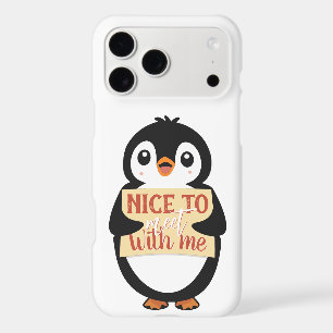 Nice to meet with me: Customizable penguin sign