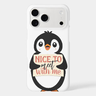 Nice to meet with me: personalized penguin sign