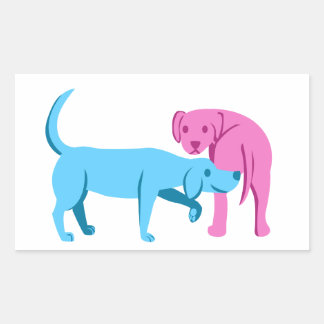 Nice to Meet You Rectangular Sticker