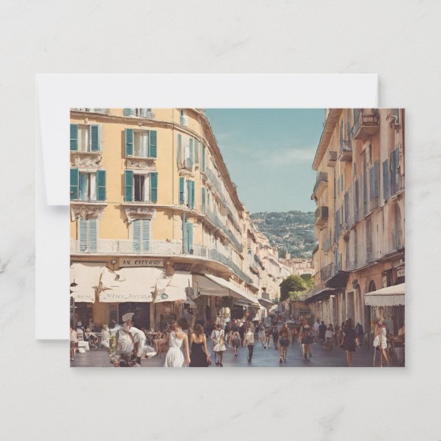 Nice Town Invitation (Front)