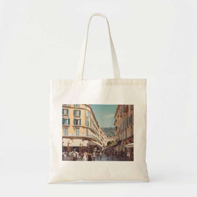 Nice Town Tote Bag (Front)