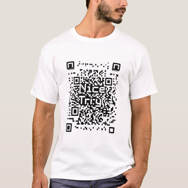 "NICE TRIP" QR Code for T-Shirt (Front)