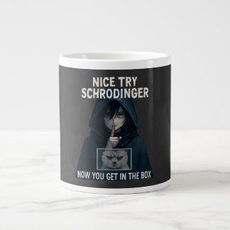 Nice Try Schrödinger Funny Cat mugs