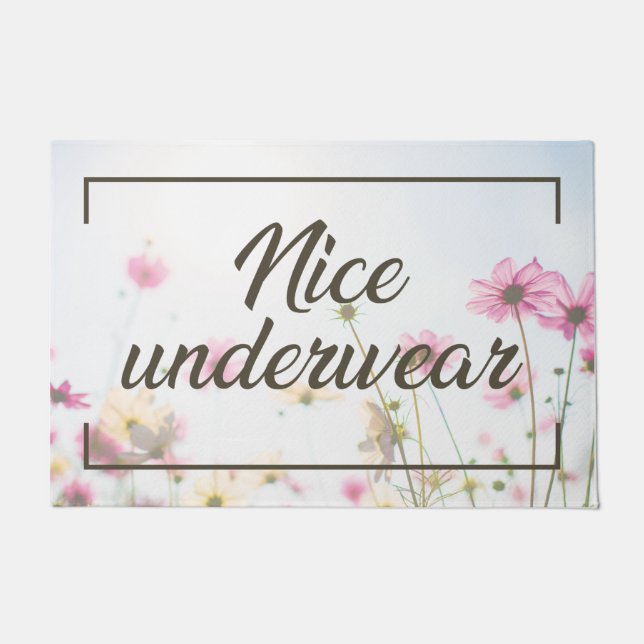 Nice Underwear Doormat (Front)