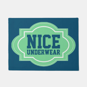 Nice Underwear Modern Cool Funny Doormat