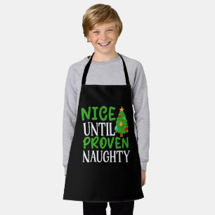 Nice Untill Naughty Christmas Design-81054 Apron