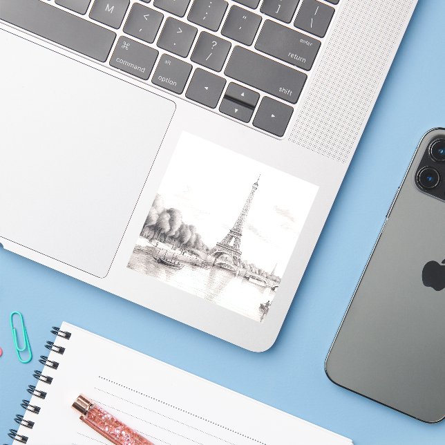 Nice Vintage Paris France (Laptop w/ iPhone)