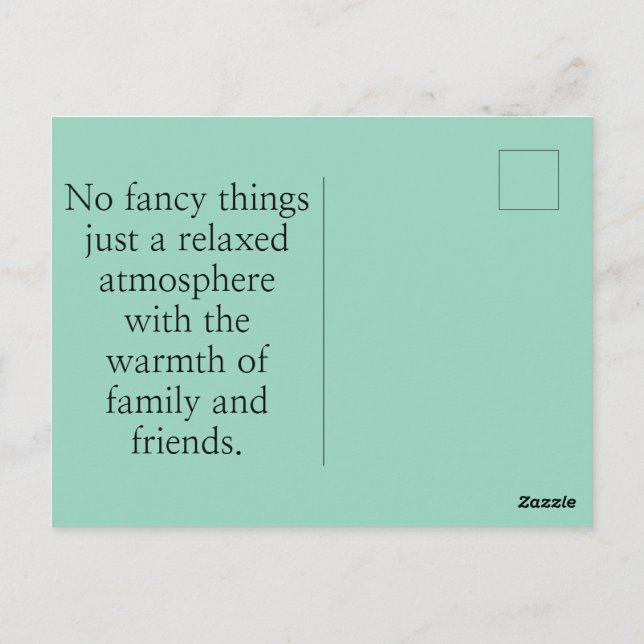 Nice Wedding Card (Back)