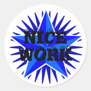 NICE  WORK STICKER