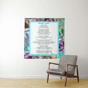 Nicene Creed Tapestry Prayer Wall Decor