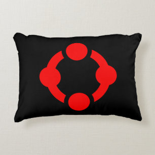 Niche Pride Flag (Black) Decorative Cushion