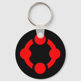 Niche Pride Flag (Black) Key Ring