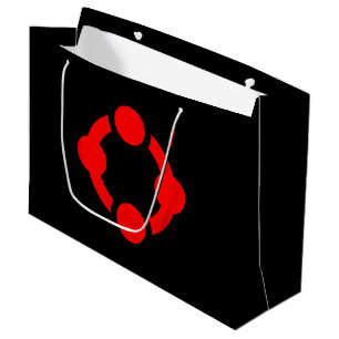 Niche Pride Flag (Black) Large Gift Bag