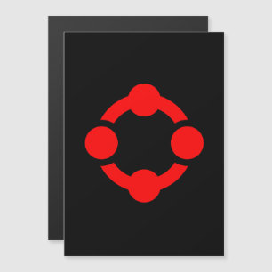 Niche Pride Flag (Black) Magnetic Invitation