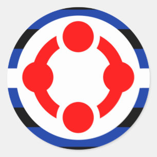 Niche Pride Flag (Original) Classic Round Sticker