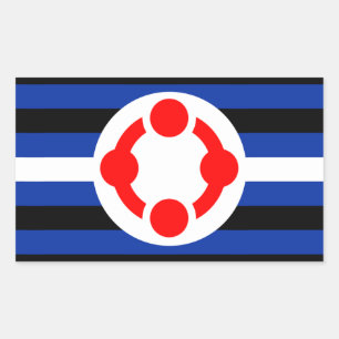 Niche Pride Flag (Original) Rectangular Sticker